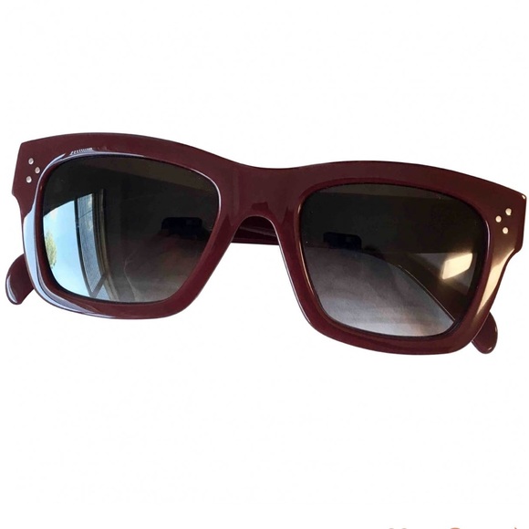 Celine Maroon Sunglasses - Picture 1 of 5